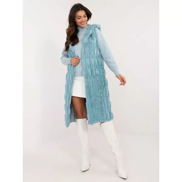  Dámská vesta WOOL FASHION ITALIA AT-KZ-2368-1.06 MINT 