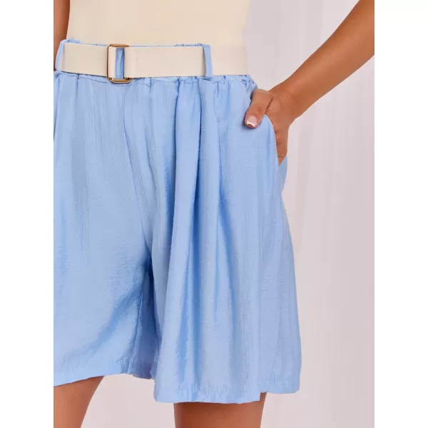  Dámské kraťasy RUE PARIS IT-SN-10359.19 LIGHT BLUE 