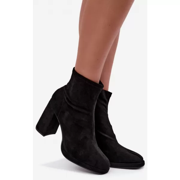  Dámské kotníkové boty BOTO NN636 BLACK 