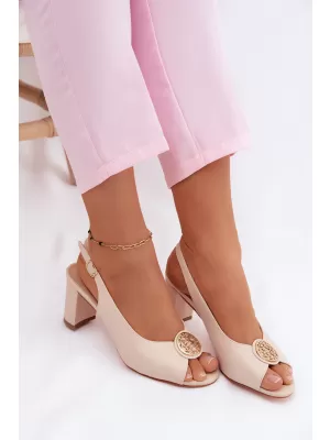 Dámské sandály BOTO 26SD98-9823 BEIGE
