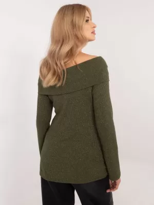 Dámský svetr ITALY MODA DHJ-SW-A2449.33 KHAKI