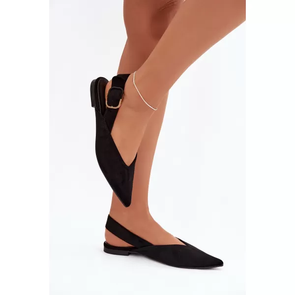  Dámské baleríny BOTO JH598/9755 BLACK 