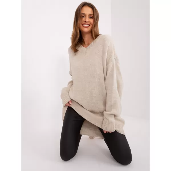  Dámský svetr RUE PARIS LC-SW-0341.12P BEIGE 
