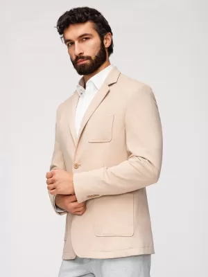 Pánské sako OMBRE M165 BEIGE
