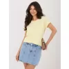 Dámské triko RUE PARIS RV-BZ-8837.67 BRIGHT YELLOW