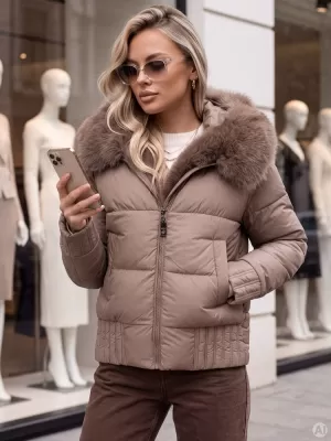 Dámská bunda DSTREET1 KHAKI