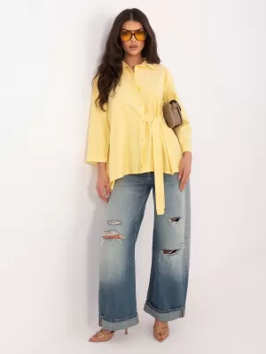 Dámská košile RUE PARIS IT-KS-FL10188.27 BRIGHT YELLOW