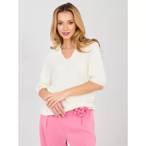  Dámský svetr ITALY MODA MI-SW-0120.16 ECRU 