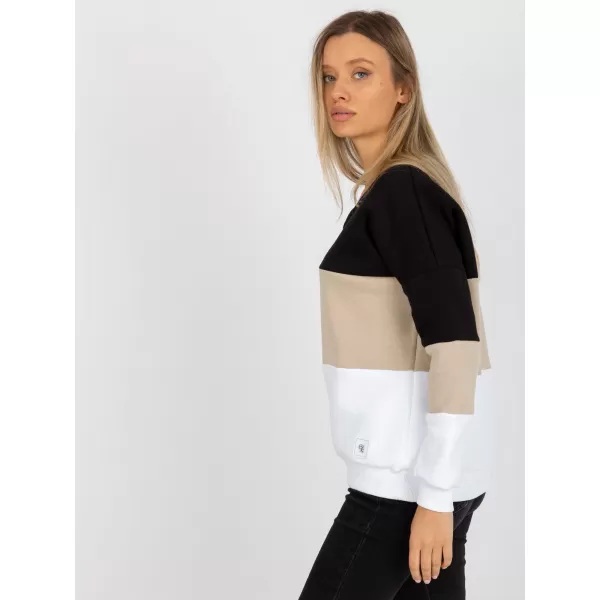  Dámská mikina RELEVANCE RV-BL-8377.89 BLACK AND BEIGE 
