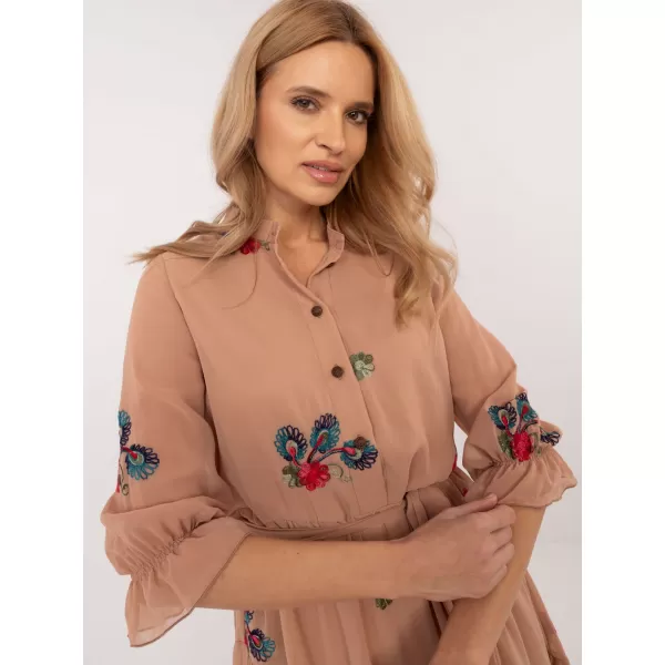  Dámské šaty LAKERTA LK-SK-509768.34 CAMEL 