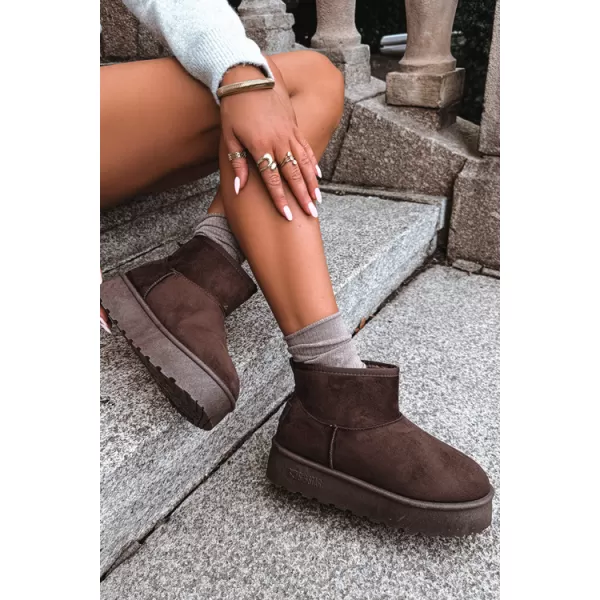  Dámské boty BIG STAR SHOES UU274223 BROWN/BEIGE SHADOWS 