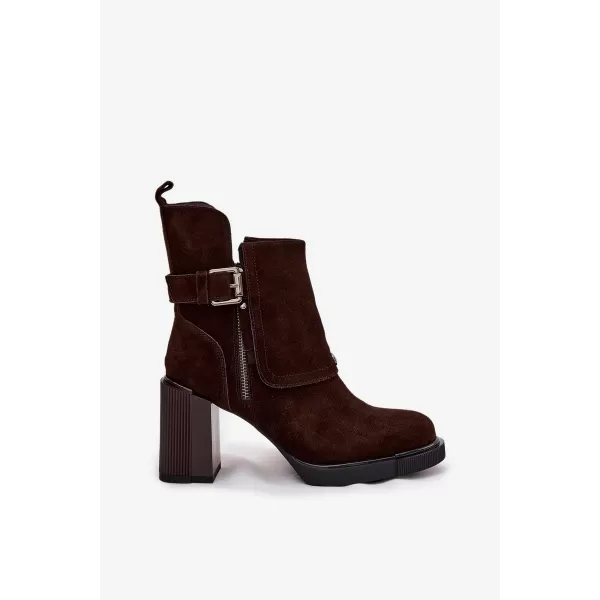  Dámské kozačky VINCEZA 91152 CHOCOLATE 