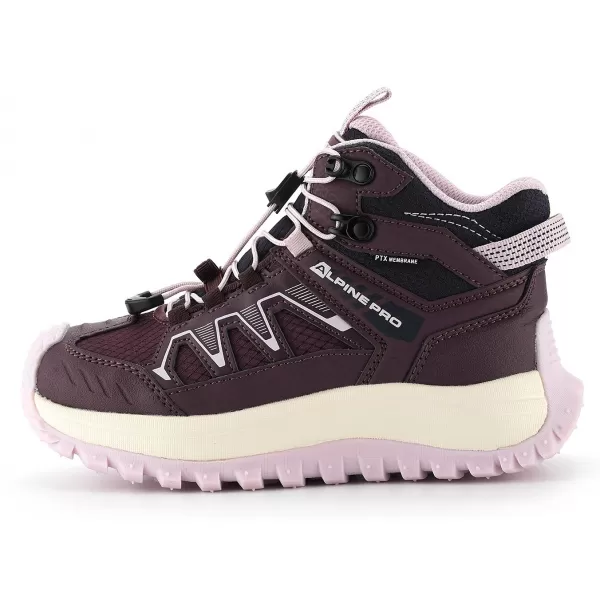  Dětské outdoorové boty ALPINE PRO ATEGO MAUVE WINE 