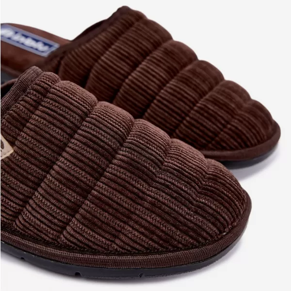  Pánské bačkory INBLU 91000034 BROWN 