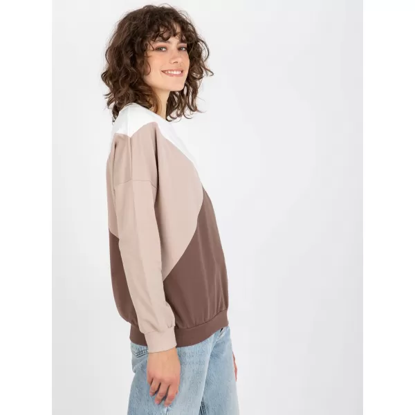  Dámská mikina RELEVANCE RV-BL-8463.41P WHITE/BROWN 