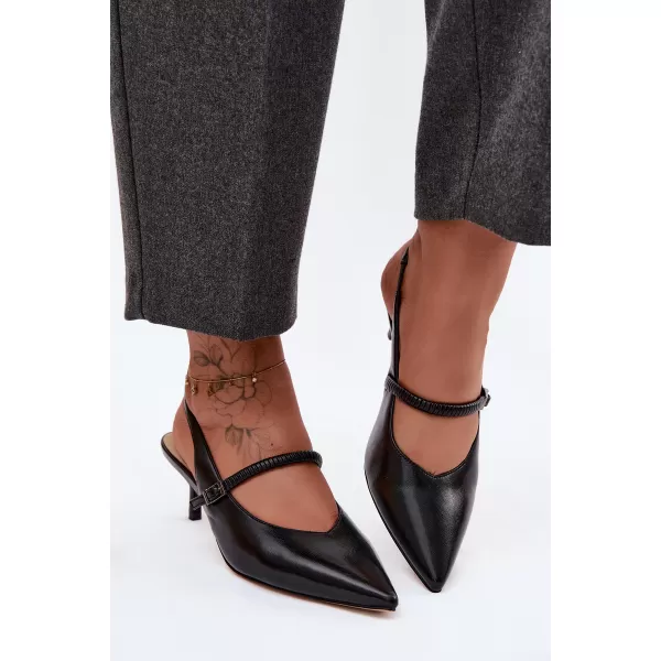  Dámské sandály D&A CR61-3046 BLACK 