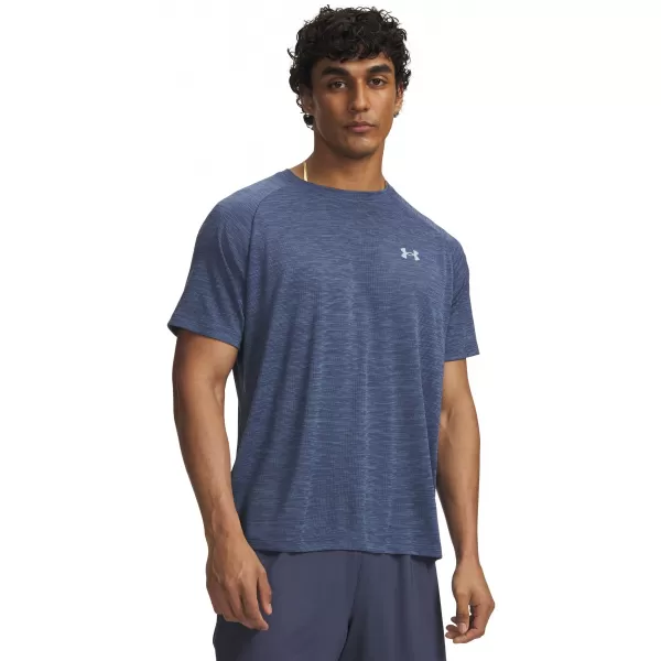  Pánské triko UNDER ARMOUR TECH TEXTURED SS 1382796-045 ŠEDÁ 
