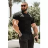 Pánské trička NEBBIA MIKE MUSCLE FIT 158 BLACK