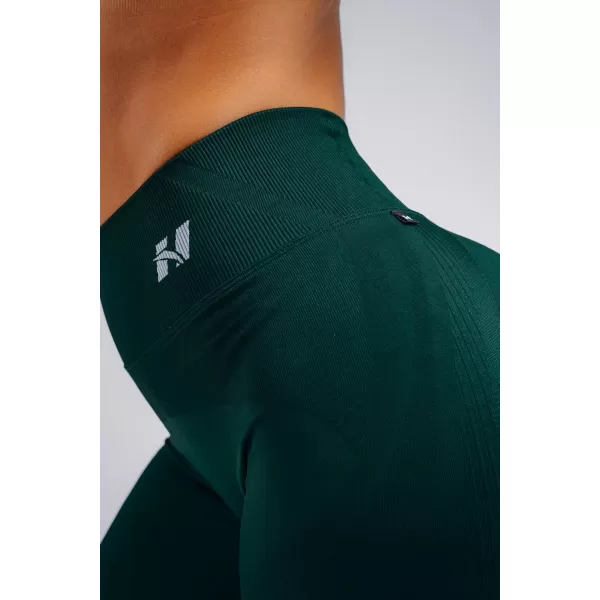  High-waist extra push-up legíny NEBBIA PRIMAL 850 DARK GREEN 