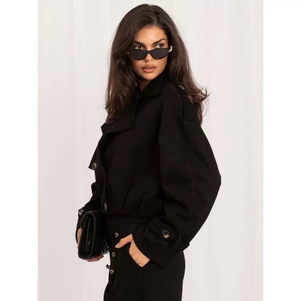  Dámská bunda ITALY MODA MI-KR-4382.65 BLACK 