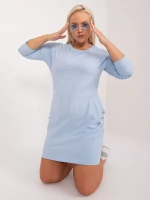 Dámské šaty RELEVANCE RV-SK-9390.32 LIGHT BLUE