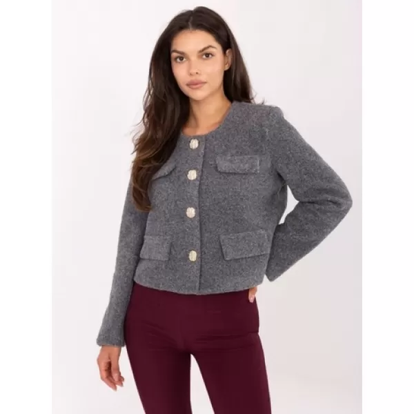  Dámská bunda RUE PARIS IT-KR-FL9586.64 DARK GREY 
