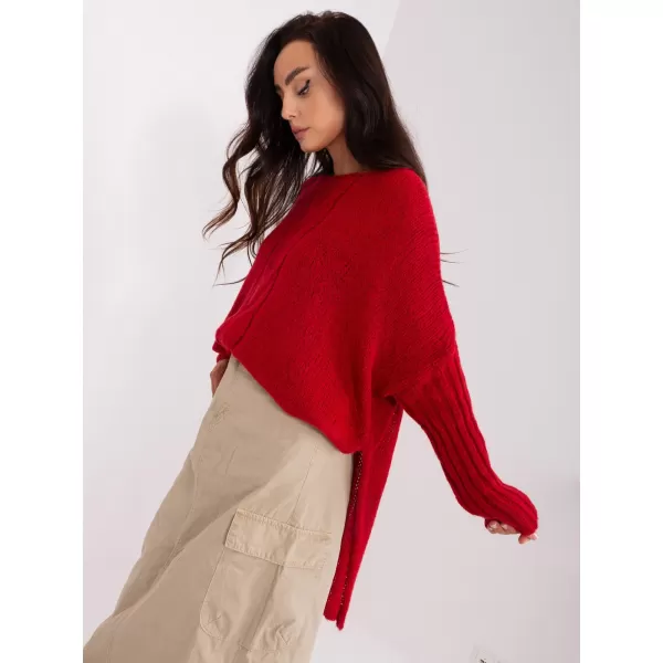  Dámský svetr OCH BELLA TW-SW-BI-559.45 DARK RED 