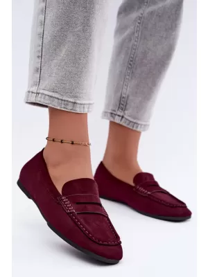 Dámské mokasíny BOTO D-307 BURGUNDY