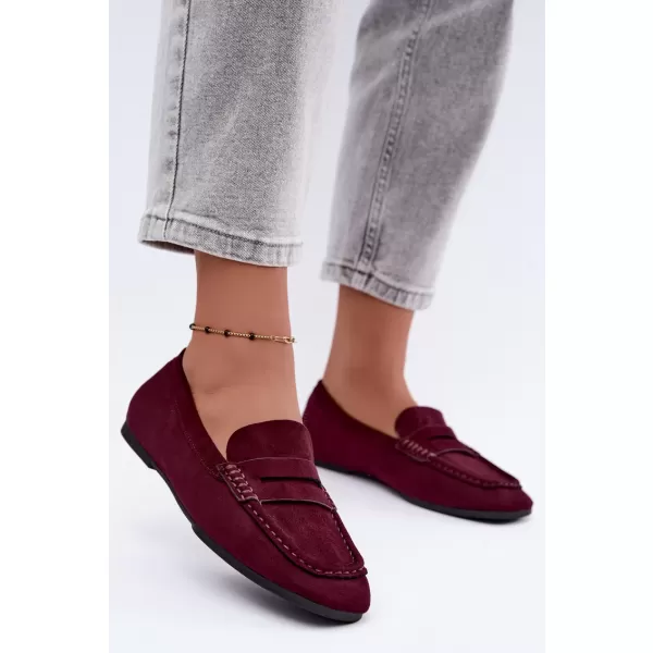  Dámské mokasíny BOTO D-307 BURGUNDY 