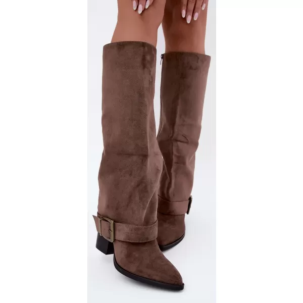  Dámské kozačky BOTO MM-40 KHAKI 