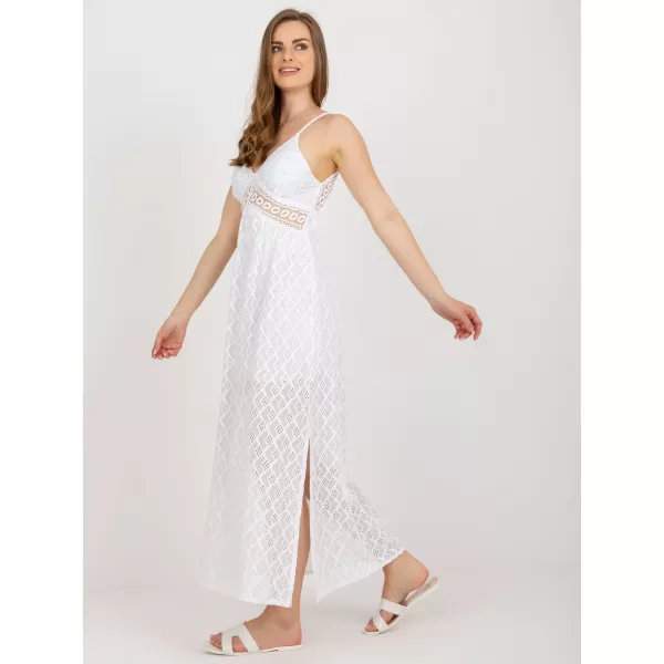  Dámské šaty OCH BELLA TW-SK-BI-8676.22 WHITE 