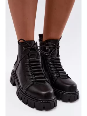 Dámské kotníkové boty D&A JC62-1044 BLACK