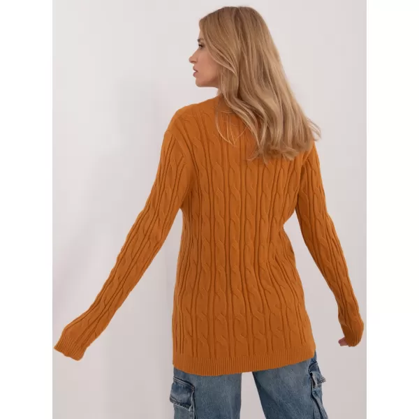  Dámský svetr WOOL FASHION ITALIA AT-SW-2343.88 DARK YELLOW 