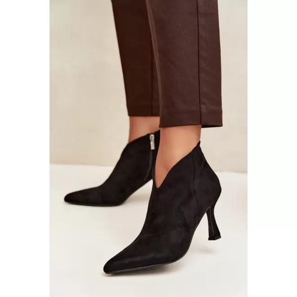  Dámské kotníkové boty BOTO D-219 BLACK 