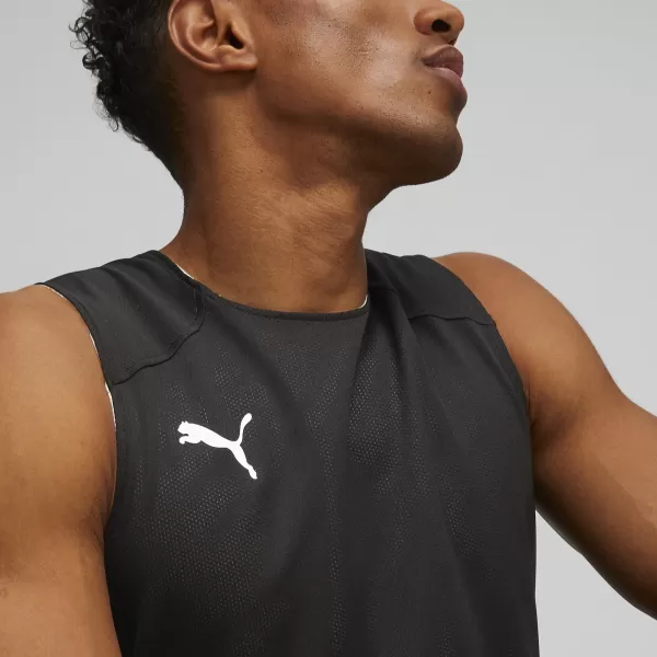  Pánský oboustranný dres PUMA REVERSIBLE PRACTICE JERSEY 676640-01 PUMA BLACK 