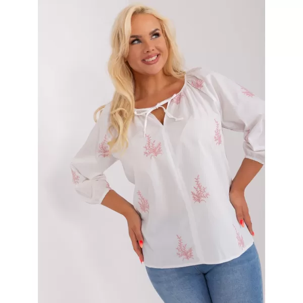  Dámská halenka LAKERTA LK-BZ-509324-1.81P WHITE-PINK 