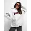 Dámská mikina RUE PARIS RV-BL-A1041.59 LIGHT GREY