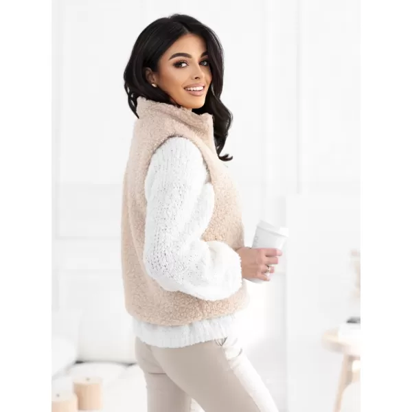  Dámská vesta FACTORY PRICE CS-KZ-1403.00P LIGHT BEIGE 