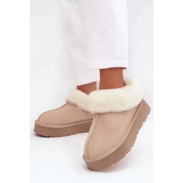  Dámské sněhule BOTO W5818 BEIGE 