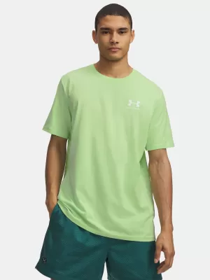 Pánské triko UNDER ARMOUR M SPORTSTYLE LC SS 1326799-712 ZELENÁ