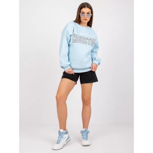  Dámská mikina EX MODA EM-BL-617-H.21X LIGHT BLUE 