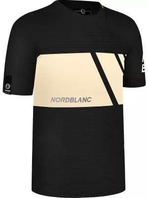 Pánské funkční cyklo tričko NORDBLANC MUD NBSMF8083 ČERNÁ