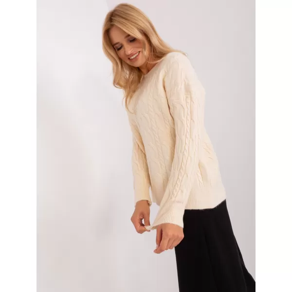  Dámský svetr WOOL FASHION ITALIA AT-SW-2335.27 ECRU 