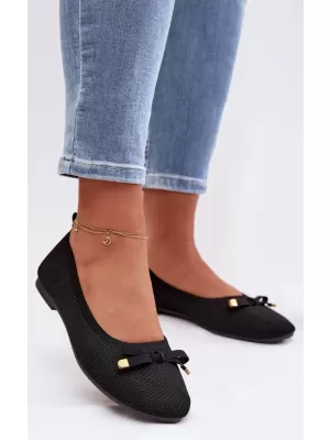 Dámské baleríny BOTO 25BL02-9048 BLACK