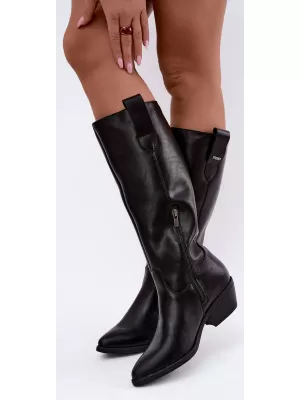 Dámské kozačky BIG STAR SHOES UU274521 BLACK