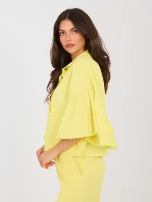 Dámská bunda RUE PARIS IT-KR-FL9998.85 BRIGHT YELLOW