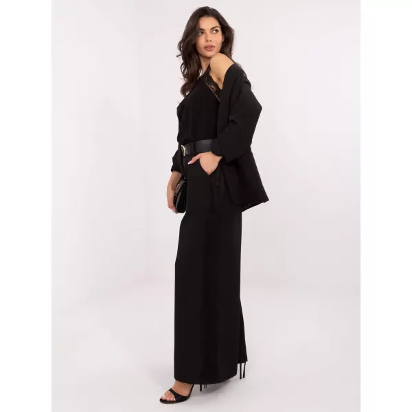  Dámské kalhoty ITALY MODA MI-SP-62440.56 NOIRE 