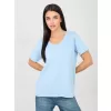 Dámské tričko RUE PARIS RV-TS-A1094.45 LIGHT BLUE