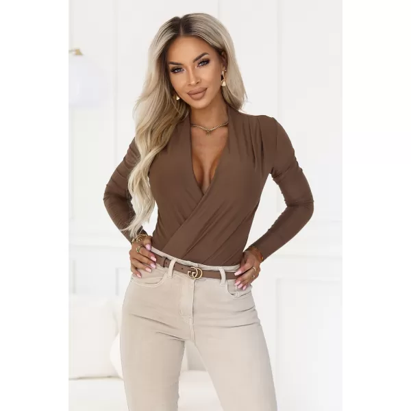  Dámské body NUMOCO 375-11 MOCCA HNĚDÁ 