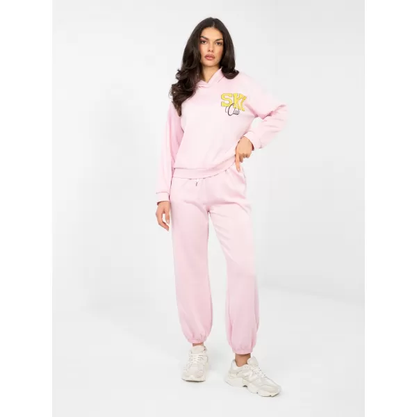  Dámská tepláková souprava RUE PARIS IT-KMPL-22181.30 BRIGHT PINK 